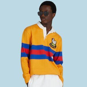 Rowing Blazers x Gucci Vault Polo Rugby Shirt with Dodo Embroidery Small NWT